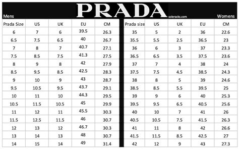 prada men's shoe size chart|prada shoe size conversion chart.